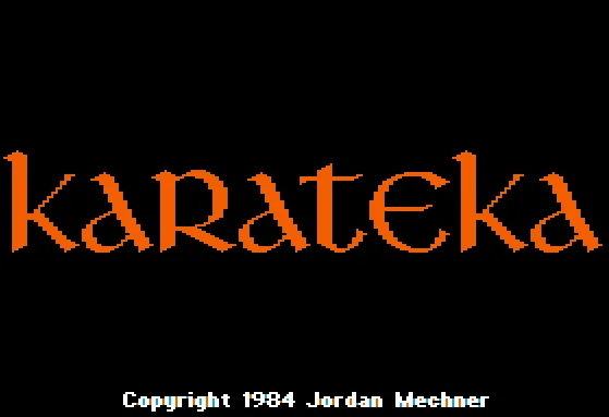 Karateka screenshot
