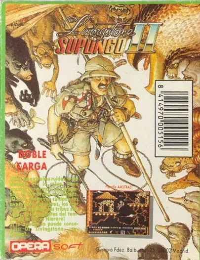 Livingstone Supongo II box back
