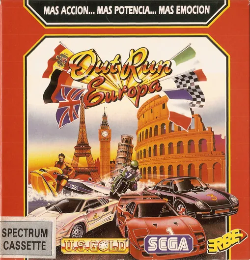 Out Run Europa box art