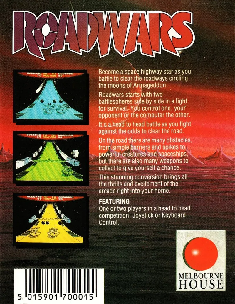 RoadWars box back