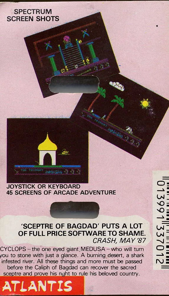 Sceptre of Bagdad box back