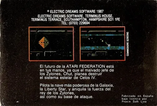 Star Raiders II box back