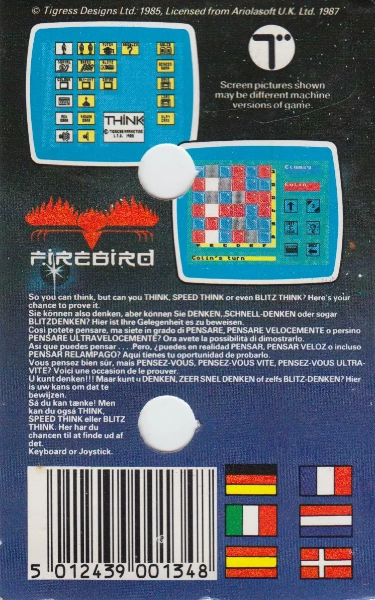 Think! box back
