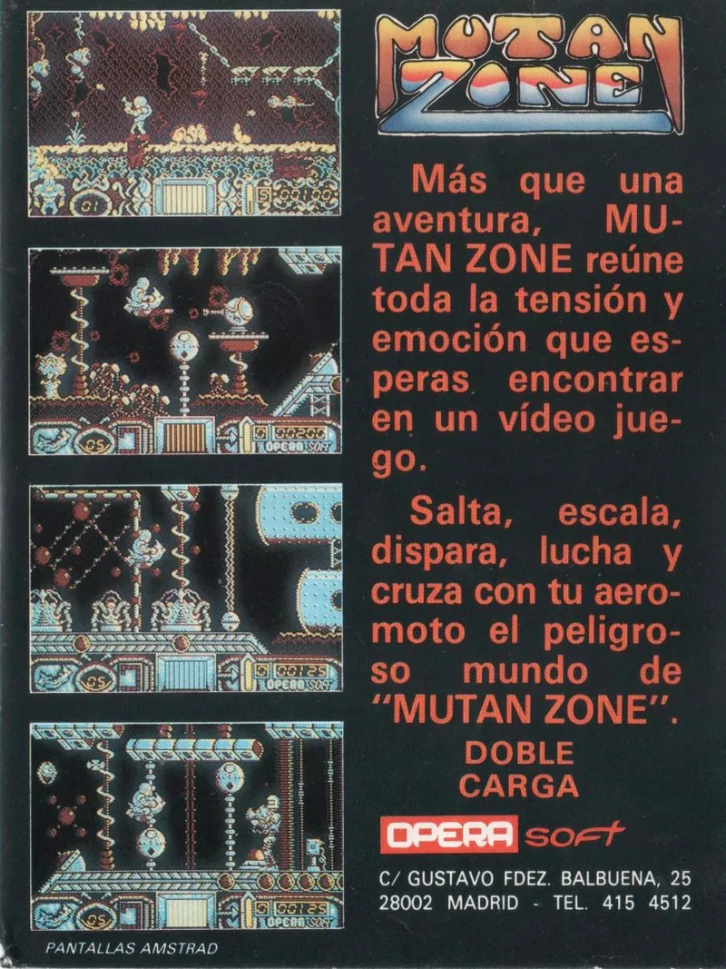 Mutan Zone box back