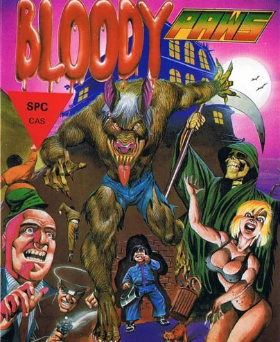 Bloody Paws cover art for Sinclair ZX Spectrum