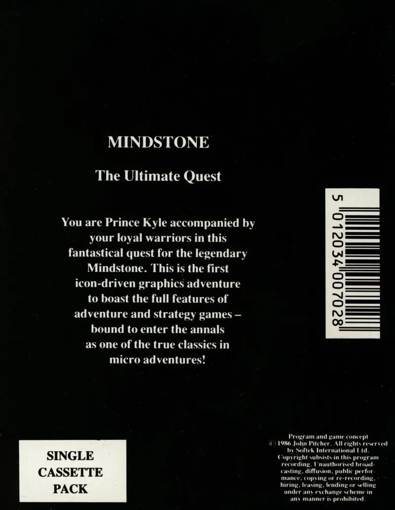 Mindstone box back