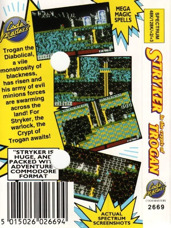 Stryker in the Crypts of Trogan box back