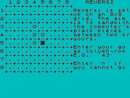 REVERSI screenshot