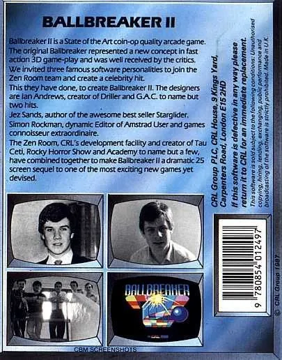 Ballbreaker II box back