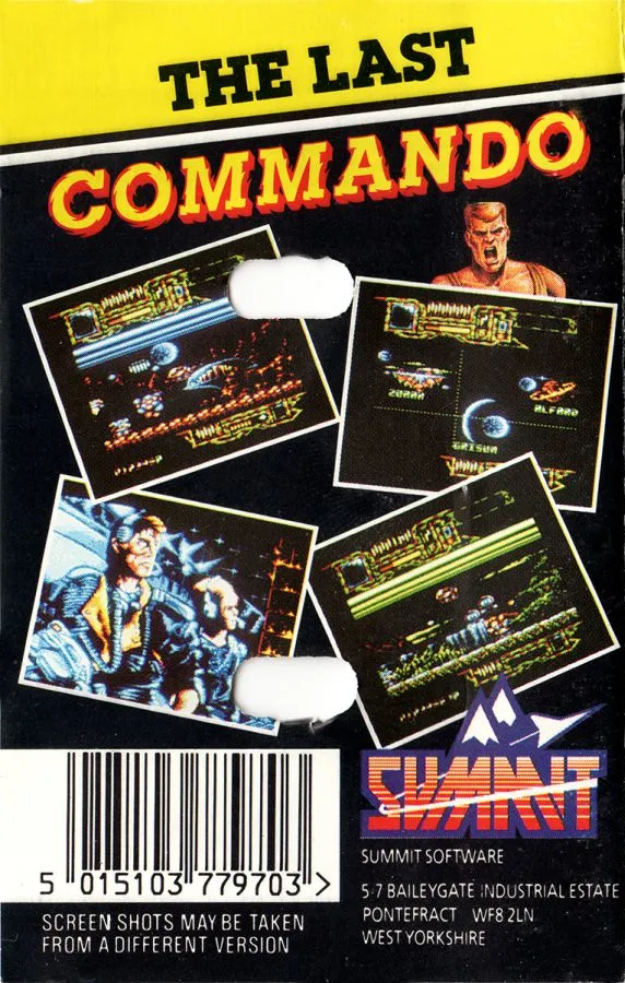 Comando Tracer box back