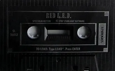 Red L.E.D cart