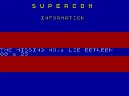 Backdrop artwork for SuperCom