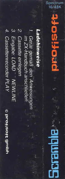 Spectrum Scramble box back