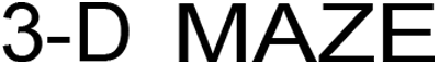 3-D Maze logo