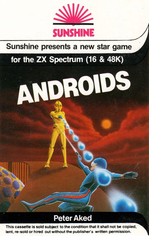 Androids cover art for Sinclair ZX Spectrum