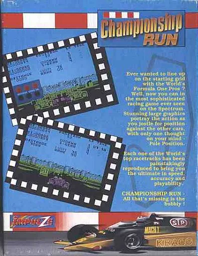 Championship Run box back
