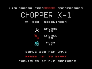 Chopper X-1 screenshot