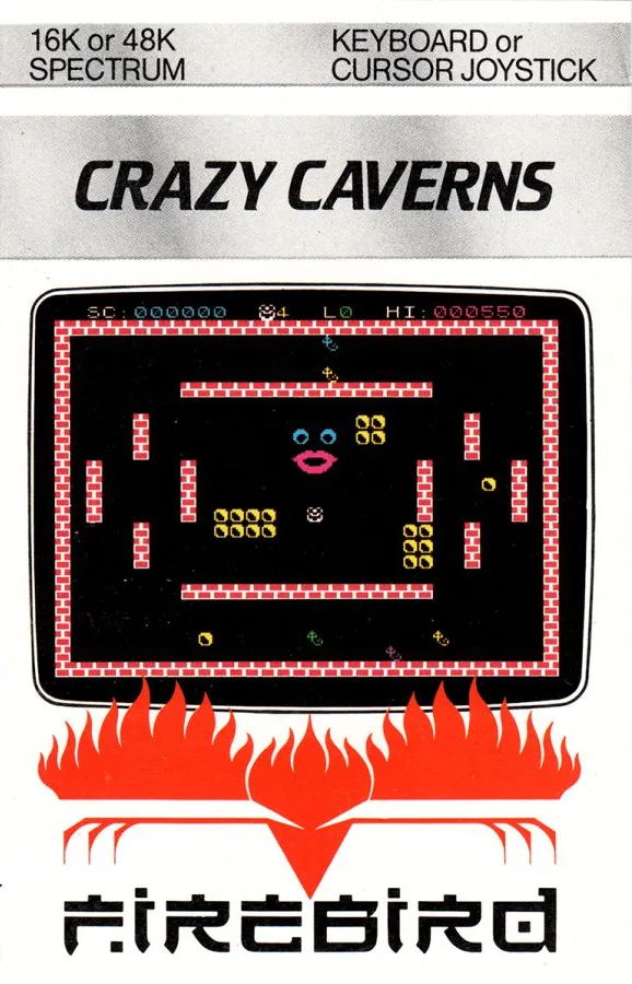 Crazy Caverns box art