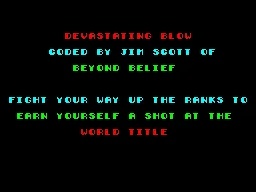 Devastating Blow screenshot
