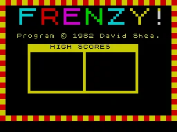 Frenzy (Quicksilva) screenshot