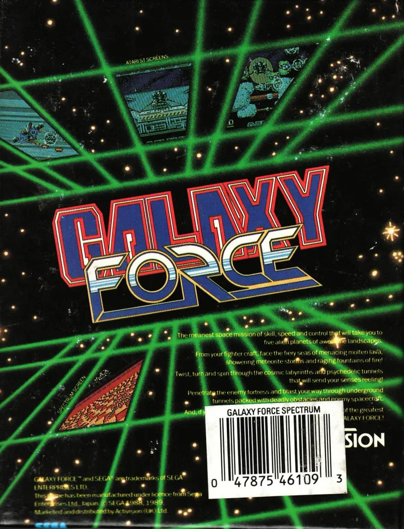 Galaxy Force box back