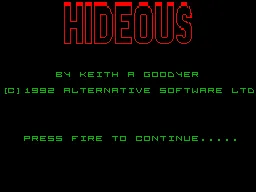 Hideous screenshot