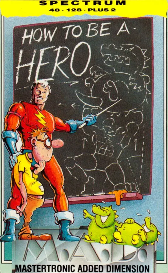 How to be a Hero cover art for Sinclair ZX Spectrum