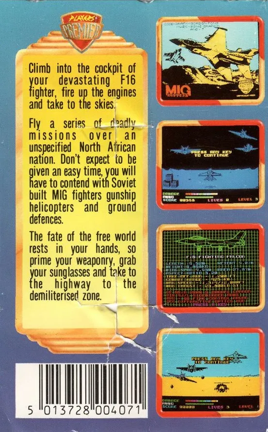 MiG Busters box back