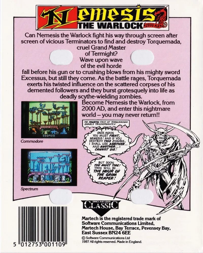 Nemesis the Warlock box back
