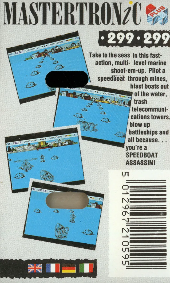 Speedboat Assassins box back