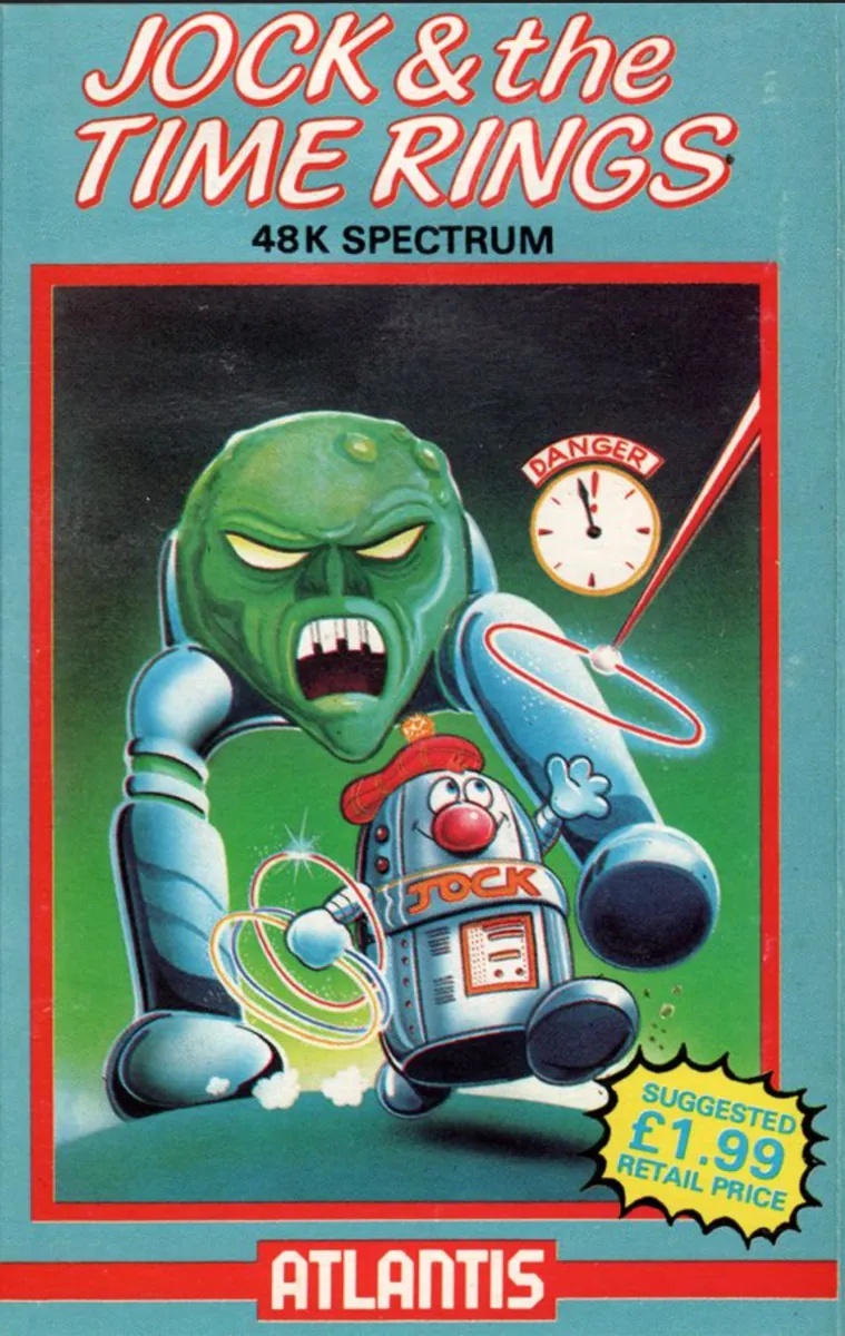Jock and the Time Rings cover art for Sinclair ZX Spectrum