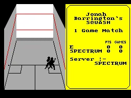 Backdrop artwork for Jonah Barrington's Squash