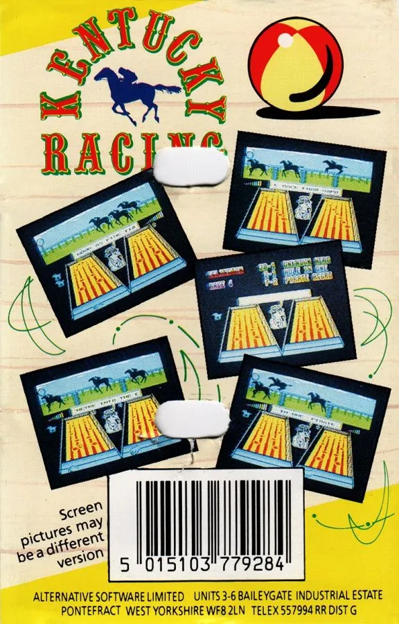 Kentucky Racing box back