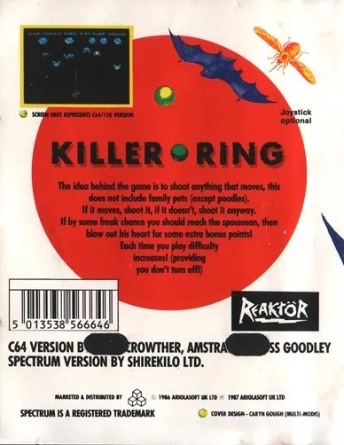 Killer Ring box back