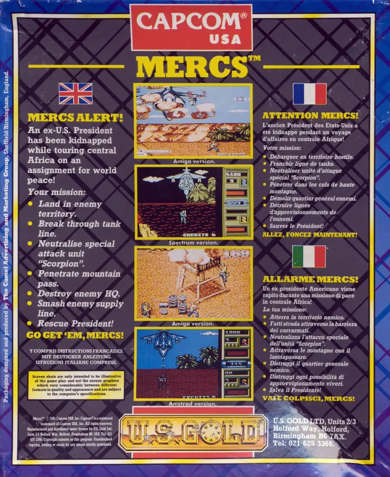 Mercs box back