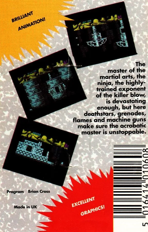 Ninja Commando box back