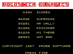 Pogostick Olympics screenshot