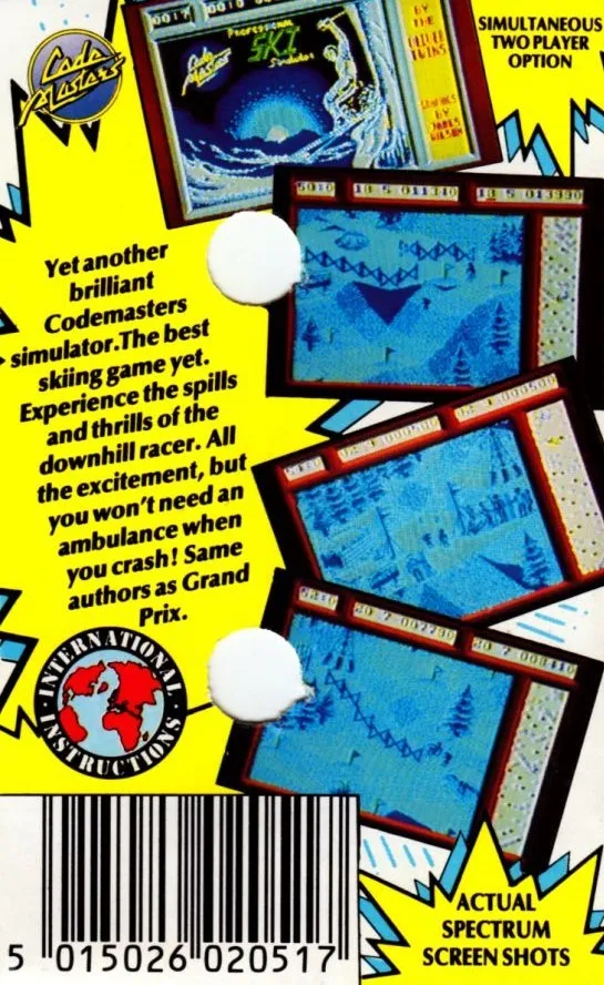 Professional Ski Simulator box back
