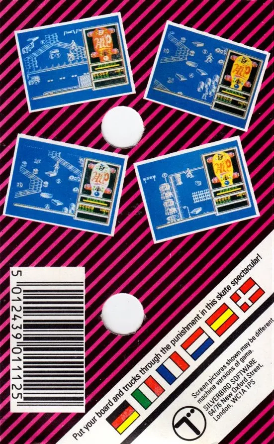 Skateboard Kidz box back