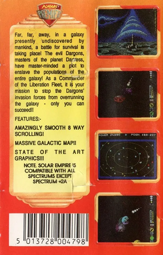 Solar Empire box back