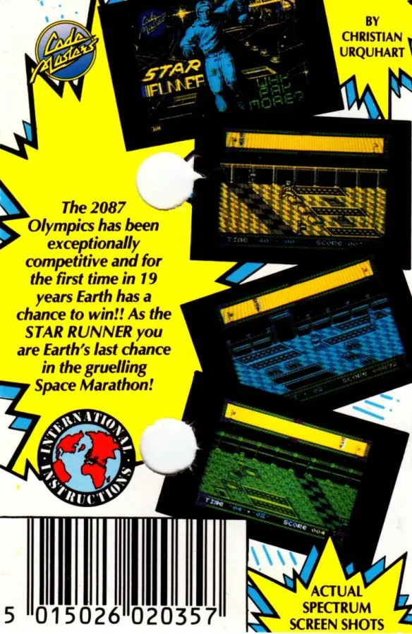 Star Runner box back