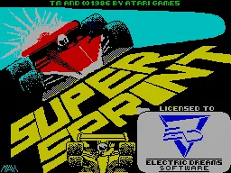 Super Sprint screenshot