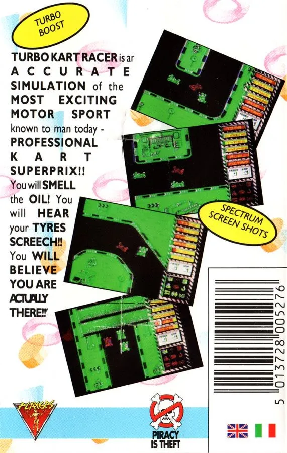 Turbo Kart Racer box back