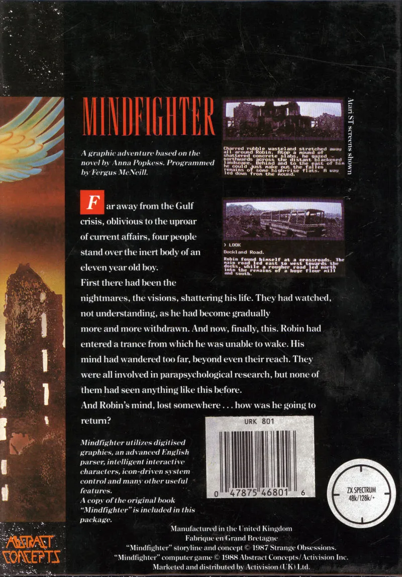 Mindfighter box back