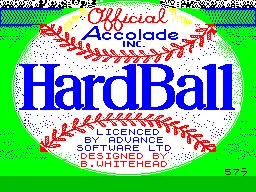 Hardball screenshot
