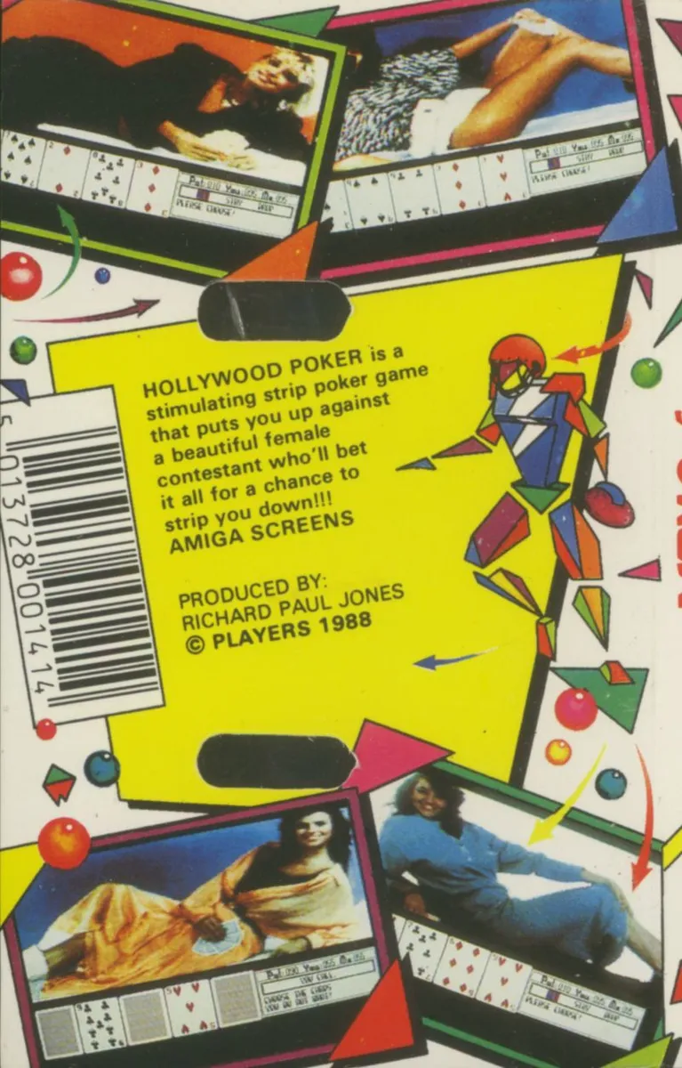 Hollywood Poker box back