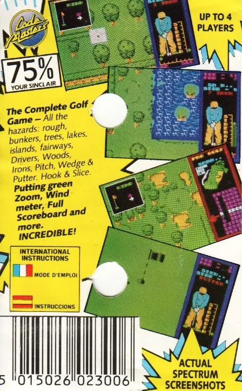 Pro Golf Simulator box back