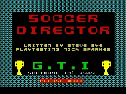 Backdrop artwork for Soccer Director