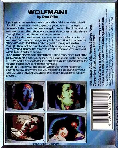 Wolfman box back