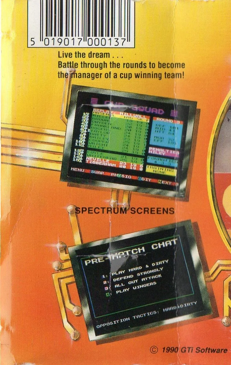 Cup Manager box back